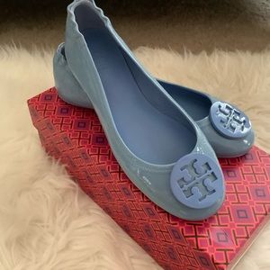 TORY BURCH Minnie Travel Ballet Flats w/logo